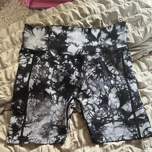 Black and White Women's Shorts